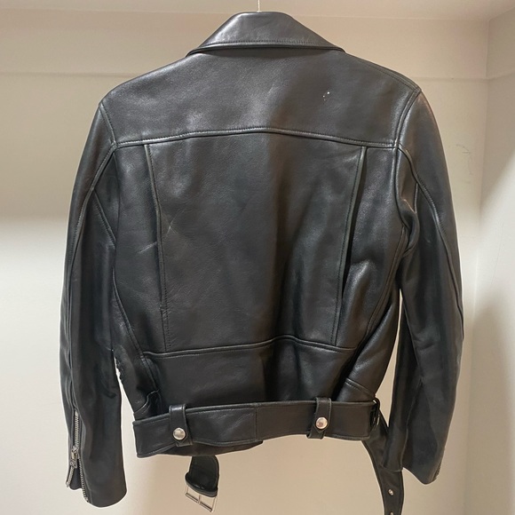 Acne Mock Leather Jacket - Picture 6 of 9